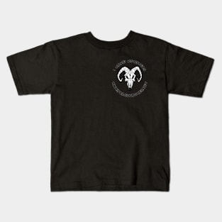 I Make Monsters Dragonbones Logo w/ Goblin on Back Kids T-Shirt